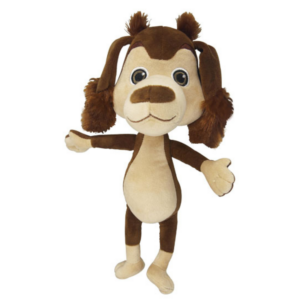 PELUCHE PERRO CHOCOLO 30CM (ORIGINAL)