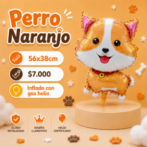 Perro Naranjo 56x38cm