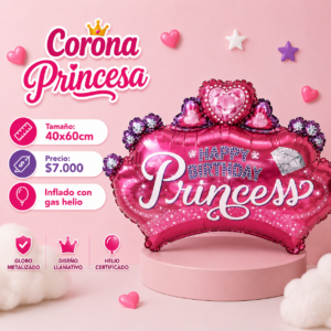 Corona Princesa 40x60cm