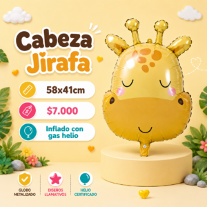Cabaza Jirafa 58x41cm