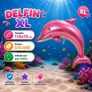 Delfin  XL 110x75cm