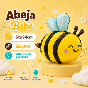 Abeja Bebé 61x54cm