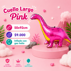 Cuello Largo Pink 50x92cm