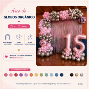 Arco organico 4 metros + N⁰