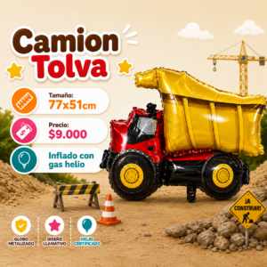 Camion Tolva 77x51cm