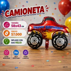 Camioneta 58x43cm
